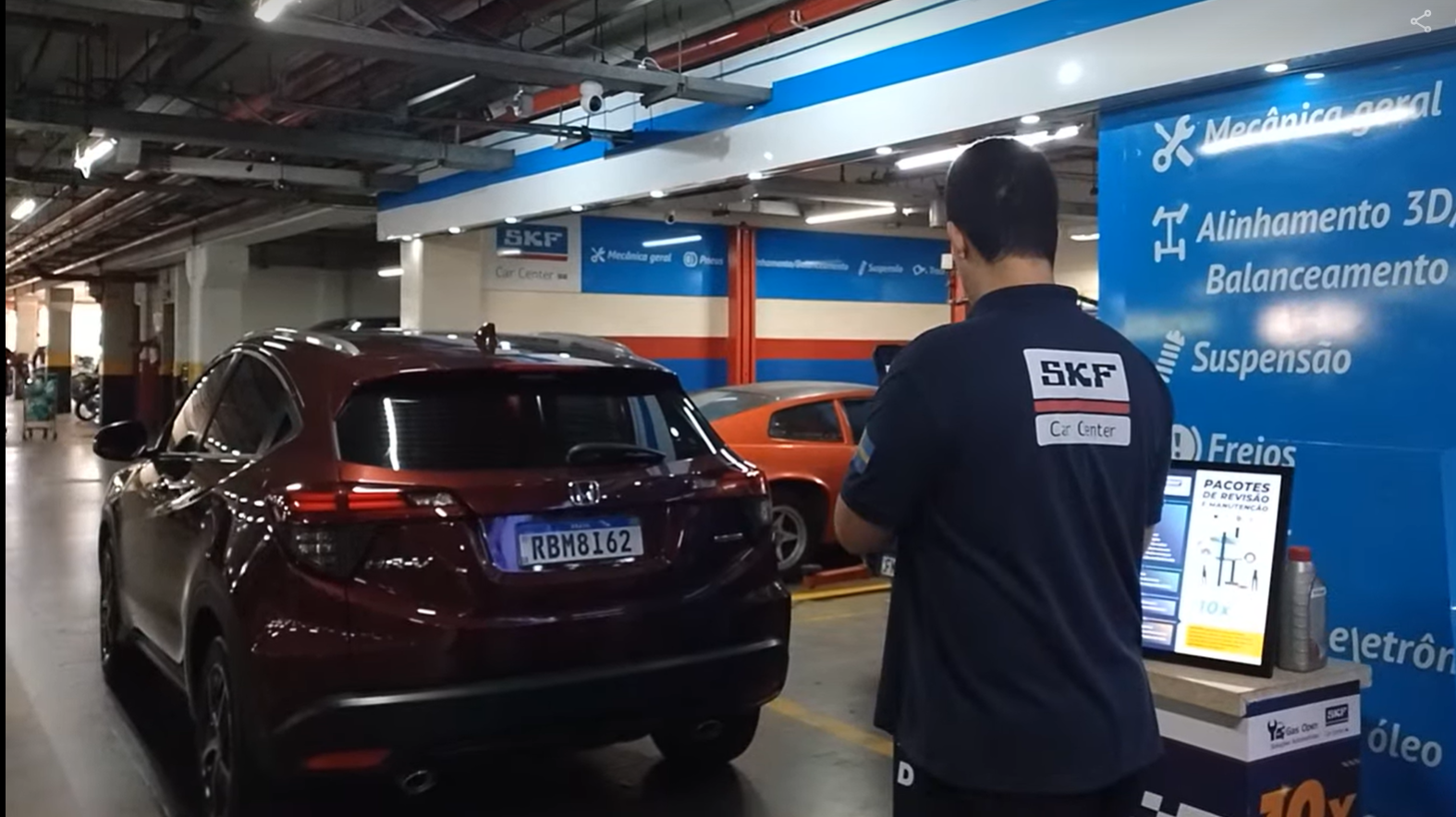 Honda HR-V em atendimento na GAS OPEN SKF Car Center